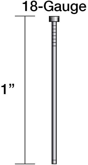 Hitachi 14102S 1" x 18 GA Finish Nail Electro-Galvanized, 5000-Count