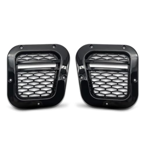 Grille capot Defender 2004-2019 finition premium pour habillage latéral