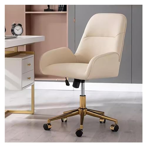 Chaise de vanité en cuir PU pour coiffeuse et petit espace