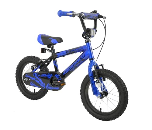 Ammaco Stormhawk Boys 16" Wheel Kids BMX Bike Blue & Black Age 5+ - Image 2