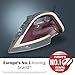 Tefal Ultraglide Steam Iron, 2800W, 210 g/min Steam Boost, 50 g/min Continuous Steam, 250ml Water Tank, Durilium Non Stick Soleplate, Auto Off Anti Drip Anti Scale, FV5872