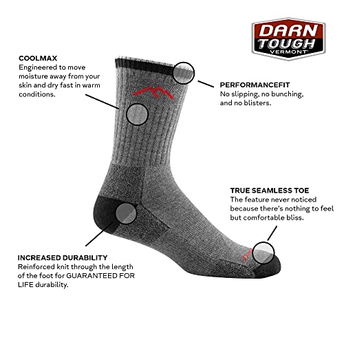 Darn Tough Vermont Unisex Adult Coolmax Micro Crew Cushion Socks2