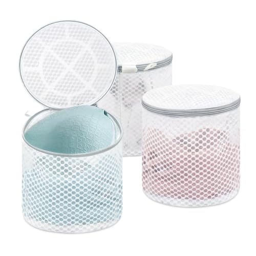 Birswoil Wäschenetz BH für Waschmaschine, 3 Stück Langlebige Netze Wäschesäcke für Waschen Bhs, Unterwäsche, Socken und Empfindliche...