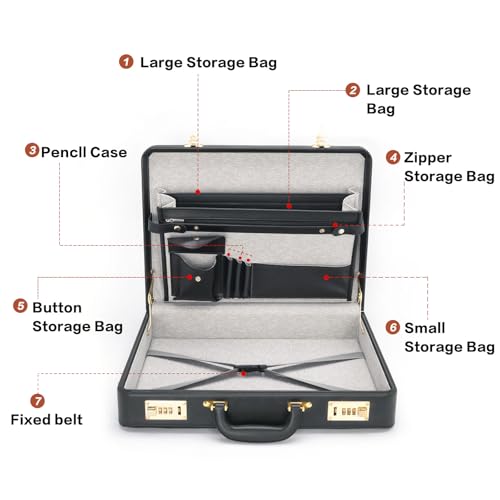 LOCKCURX Anti-Theft Lockable Briefcase