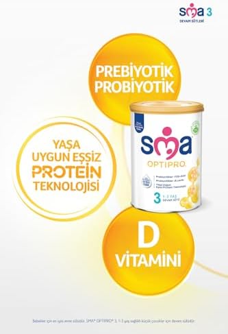 SMA Optipro 3 Devam Sütü (1-3 Yaş, 800 g) - Görsel 7
