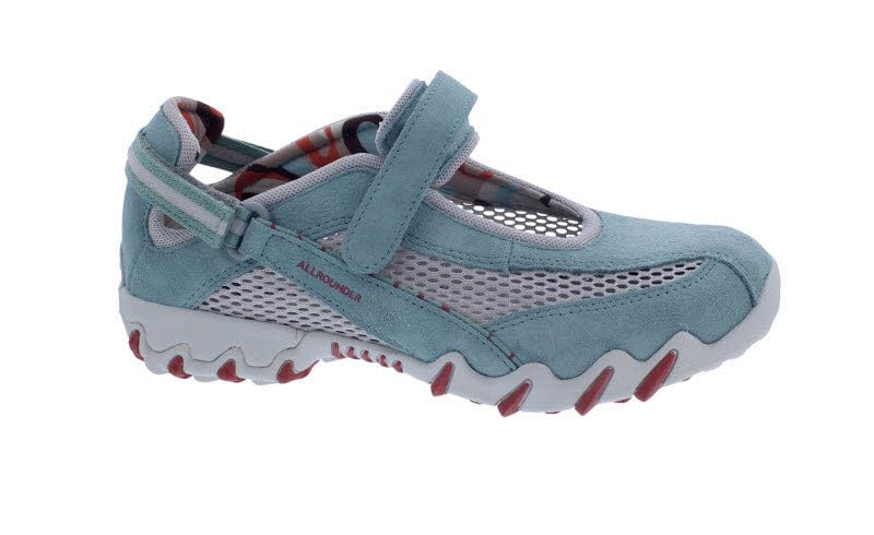 Allrounder NIRO, Sneaker, Klettverschluss, C. Suede 09 / Open Mesh 61, Giada/Nimbus Cloud Blau Gr. 38