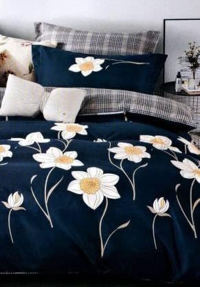 Image of NewUnique Double Bedsheet with Two Pillow Cover King Size Jaipuri Print