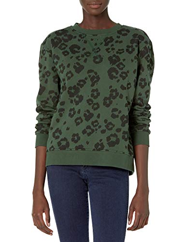 Rvca Junior's Mica Print Half Zip Pullover, Pine, L/12 #TOP22
