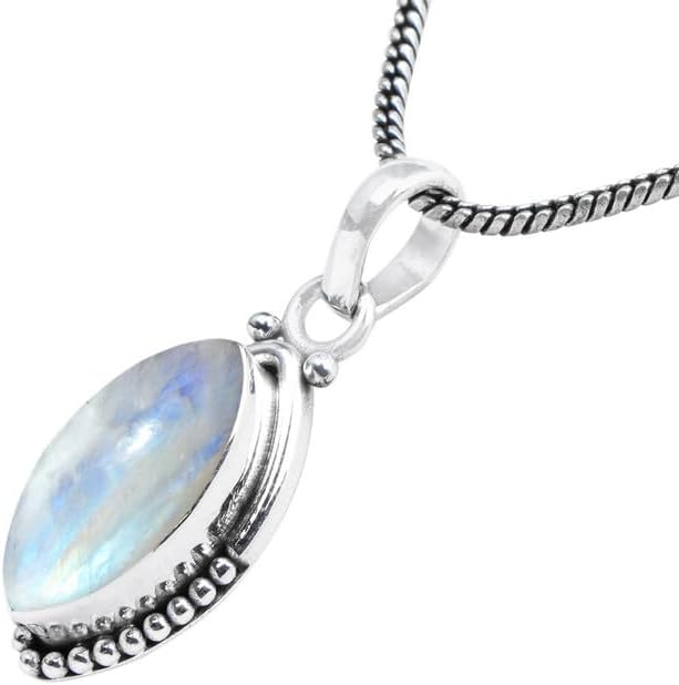 Gemstone Pendant Silver Pendant For Women Girls Gift, Natural Gemstone Pendant Necklace, Handmade Pendant, Solitaire Pendant Christmas Gift