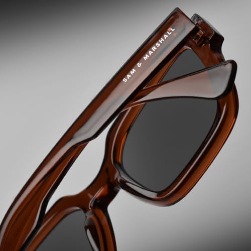 Image of SAM AND MARSHALL ELLIOT UV400 Protected Rectangle Sunglass for Men & Women