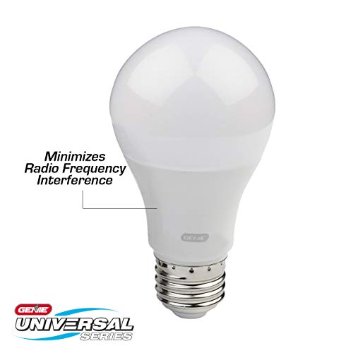 Image of Genie Garage Door Opener LED Light Bulb Model GLEDB2-R, White - 4000K, Radio Frequency Friendly | Reduces Interference, Radio Frequency Friendly, Vibration Resistant, Long-Lasting, Tested for Harsh Conditions, Universal