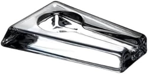 Serie de ceniceros desnudos, accesorios de puros, cenicero de cristal de cristal, colocación individual de uno a dos para uso doméstico y oficina,