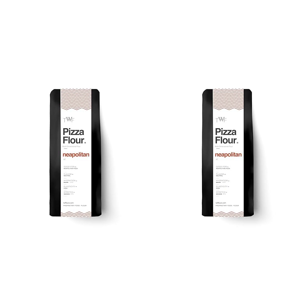 TWF Pizza Flour 1kg, (Flour 00 alternative) For Delicious Pizza, Unbleached (Neapolitan Pizza Flour) (Pack of 2)