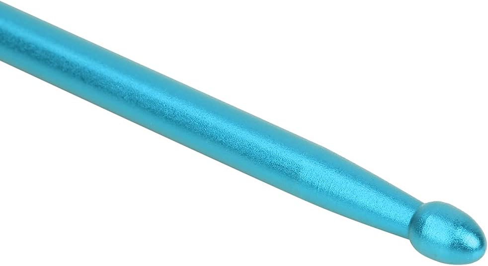 ドラムキット、頑丈なアルミニウム合金素材5Aサイズのドラム楽器用アクセサリー用のパーカッションアクセサリー用の耐久性のある金属製ドラ