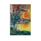 ZhuCaiRr Marc Chagall Malerwerke (roter Mond bei Cap 