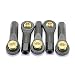 Maxmoral 5pcs M3 Bent Rod Ends Axial Width Balls for RC Car