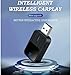 Wireless Carplay Adapter for Mercedes Benz GLE AMG 43 53 63 63S 2018-2022 2023 2024 2025 2026, Plug and Play Car Play Wireless Adapter, 2 in 1 CarPlay Accessories, Auto Reconnect