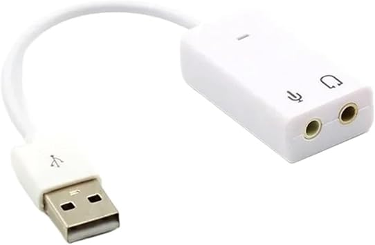 Wen ST 7.1 External USB Sound Card Jack 3.5mm USB A-dio Adapter Earphone Micphone Sound Card
