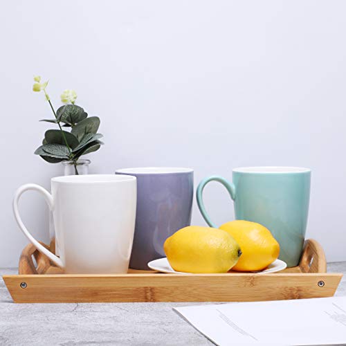 Amhomel Coffee Mugs Set Of 6, Porcelain Mugs - 16 Ounce For Coffee, Tea, Cappuccino, Latte And Cocoa, Large Handle Design, Microwave And Dishwasher Safe, Cool Assorted Colors #TOP5