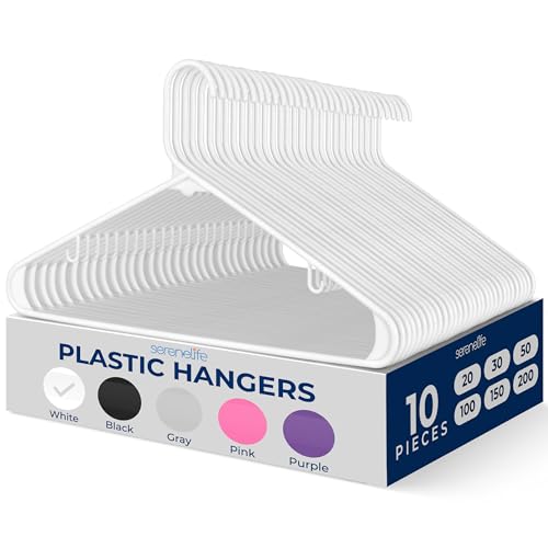 SereneLife Premium 10 Pack Plastic...