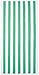 Amazon Basics 100% Cotton Terry Cabana Stripe Pool & Beach Towel, Soft & Absorbent, Quick Drying, Large, 2-Pack, Green, 30