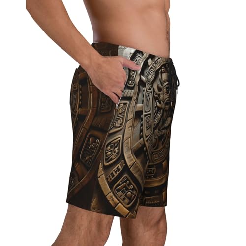 Pharaoh's Compass Men Beach Pants â€“ Swim Trunks for Men,Quick-Dry and Comfortable, Suitable for Beach, Surf, and Everyday Wear Black3