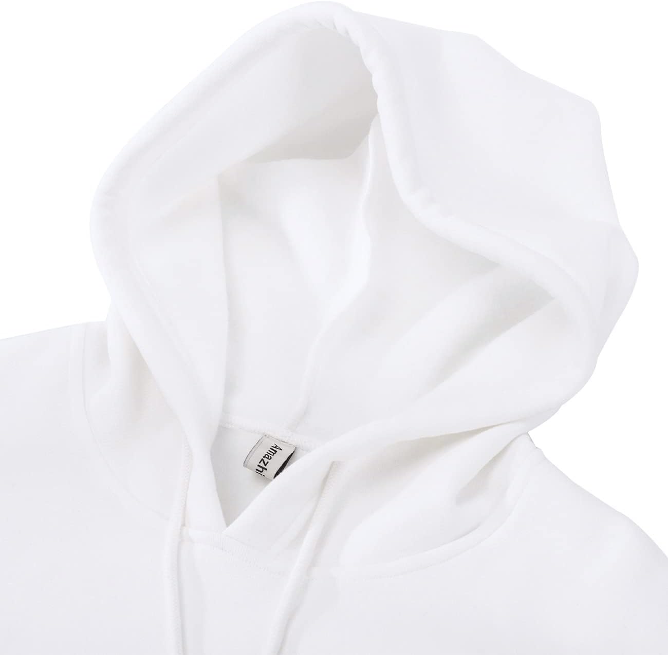 Amazhiyu Women's Cropped Hoodies Long Sleeves Fleece Crop Top Sweatshirt with Hooded - Image 2