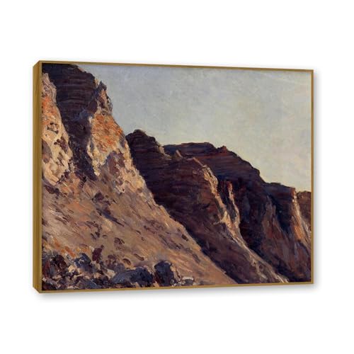 Tableau Impressionniste Paysage Peinture Affiche Toile Falaises Villers