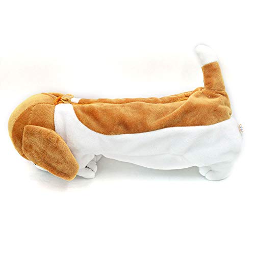 Image of Minache Women Animal Dog Plush Stationery Pouch Pen Pencil Case Ladies Cosmetic Bag