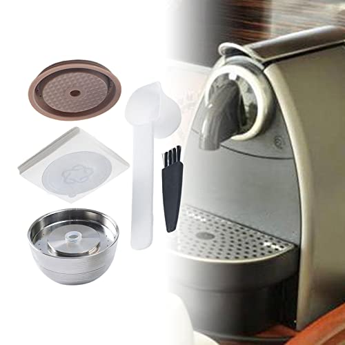 F Fityle Juego de cápsulas de café Espresso recargables, cafetera, accesorios para máquina de café, Estilo f - Imagen 5