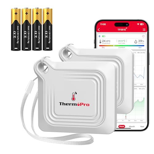 ThermoPro Bluetooth Hygrometer Thermometer for House, 260FT Temperature and Humidity
