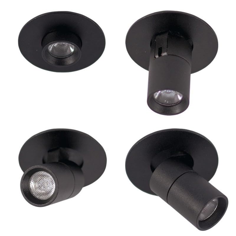 B·LED BARCELONA LED   Aplique de techo LED empotrable 3W   Orientable   Chip CREE   Blanco Cálido
