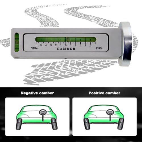 Image of RULLINE 2PCS Universal Magnetic Gauge Tool Wheel Alignment Camber Alignment Tool Magnetic Wheel Alignment Gauge Camber Caster Strut Wheel Alignment Tool for Truck Car RV