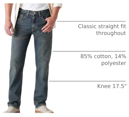 Levi Strauss Signature Gold Men's Regular Straight Fit Jeans (Available in Big & Tall), Wild Frontier, 42W x 36L - image 4