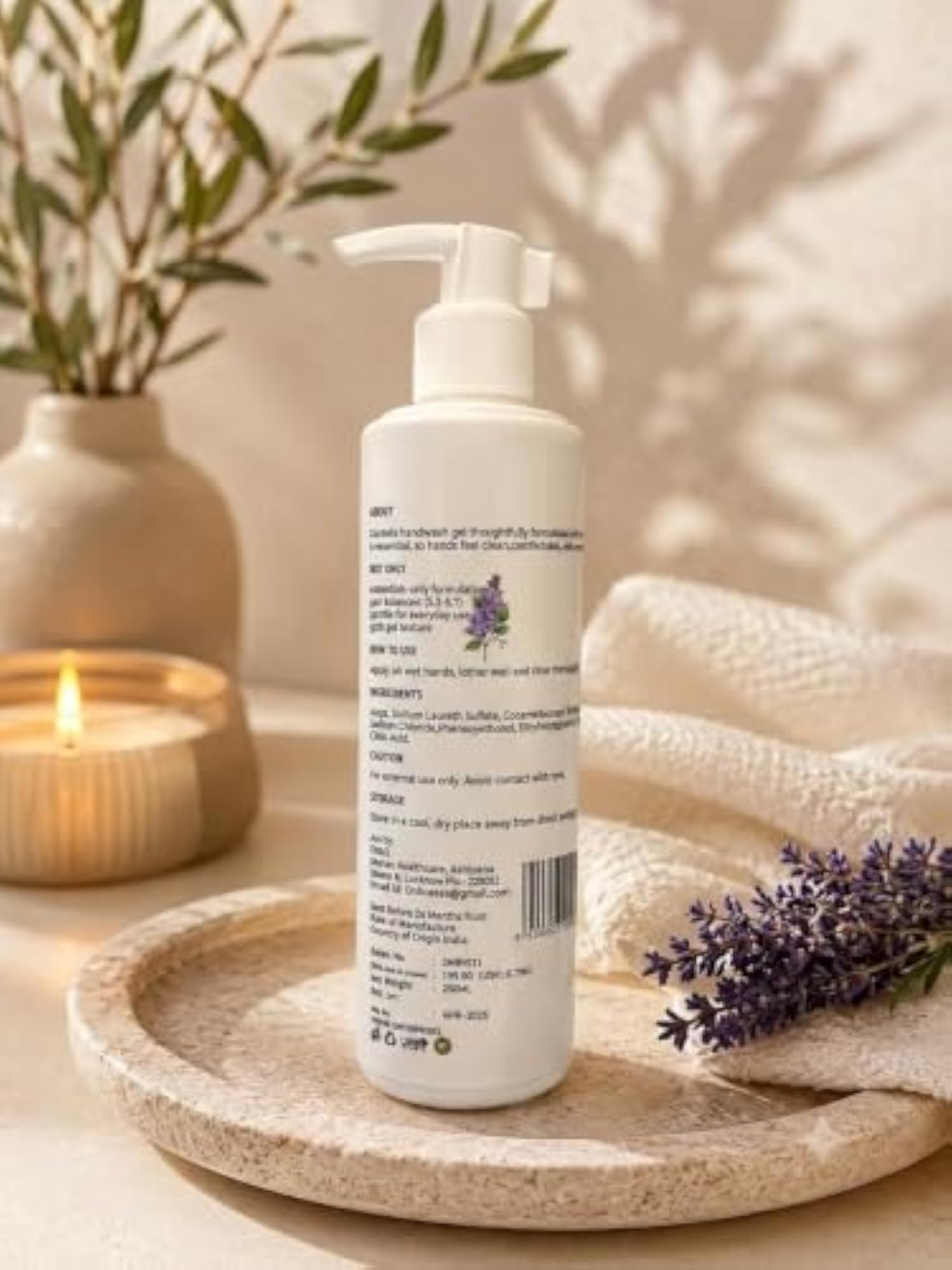 Gentle Lavender Hand Wash, Glycerine Enriched, 250 ml