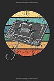  Retro Kassette: 80s vintage Musikfans Musik Technik Tontechniker Geschenke Notizbuch liniert (A5 Format, 15,24 x 22,86 cm, 120 Seiten)