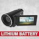 Agfa Photo Realimove CC4000W - Wasserdichter 4K-Camcorder mit 3-Zoll-Touchscreen, 18-facher Digitalzoom, Video 2.7K, Foto 24 MP, LED, Lithiumbatterie - Schwarz