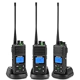 SAMCOM Two Way Radios Walkie Talkies Long Range 5 Watts 2 Way Radio with Earpieces Rechargeable Hand