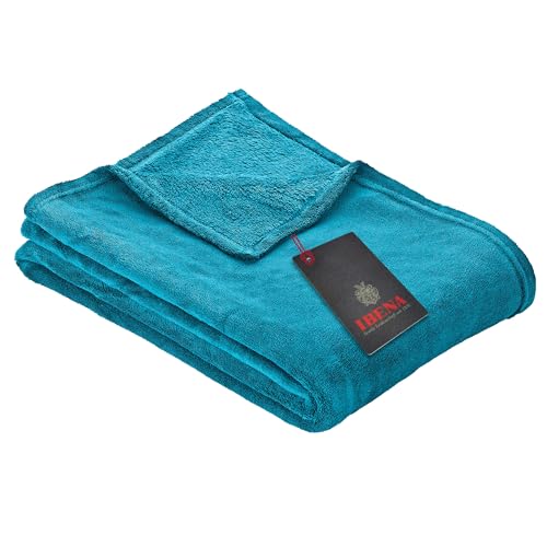 Ibena Olbia Fleecedecke 130x180 cm aus sehr weichem Polyester in vielen...