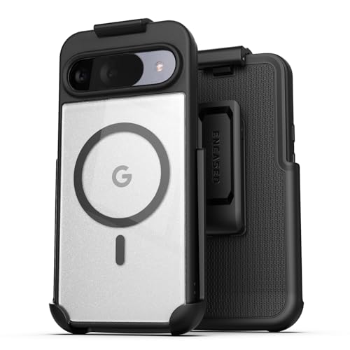 Google Pixel 10/10 Pro�p�P�[�X �x���g�N���b�v�t���P�[�X(6.3�C���`)�z���X�^�[�t���f���A���n�C�u���b�h�J�o�[(Pixelsnap�Ή�) �u���b�N