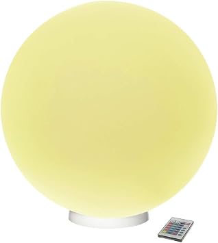 Modern Home Deluxe Floating LED Glowing Sphere w/Infrared Remote Control 24"