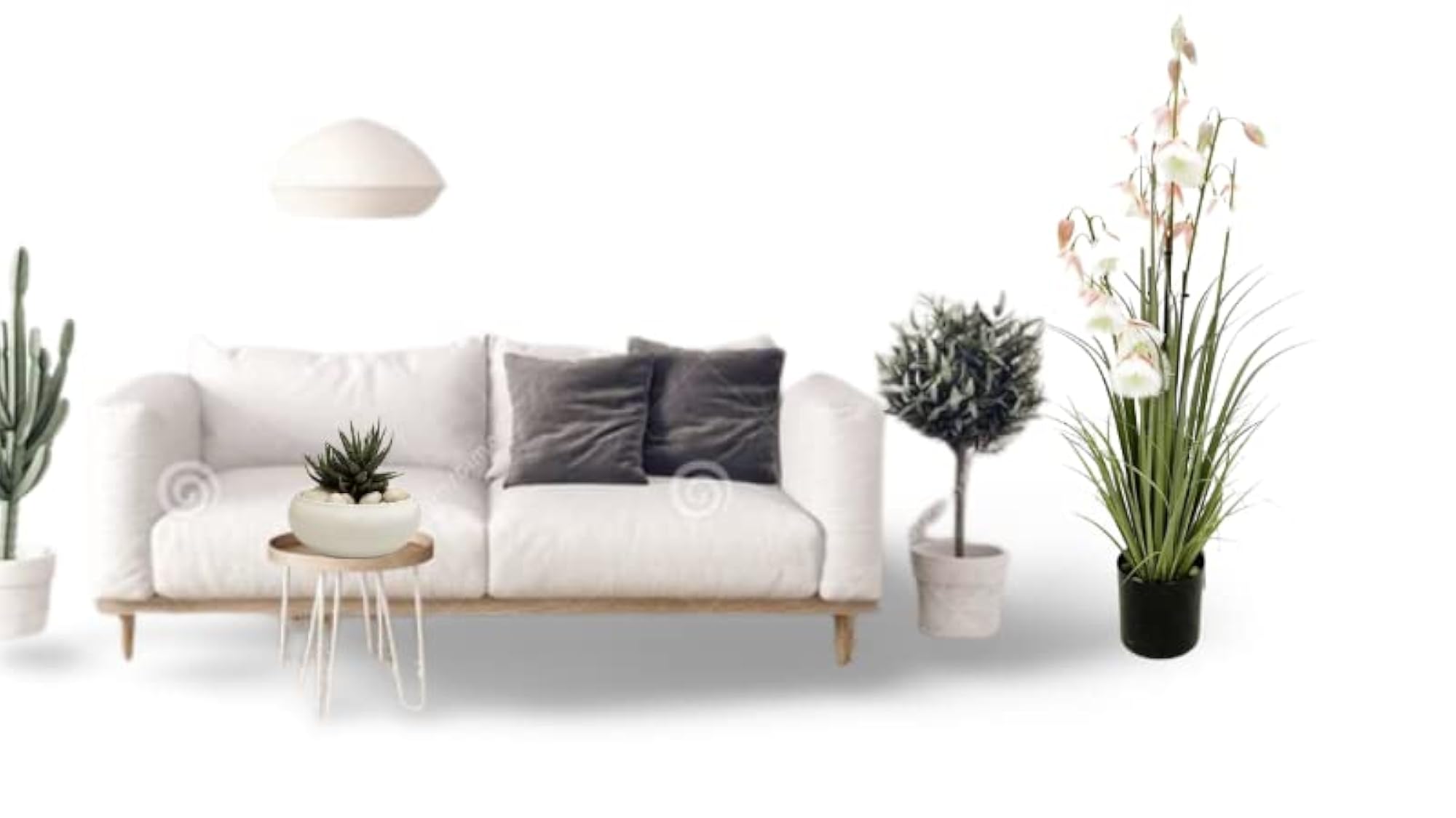 Princess Grass Artificial Plant with Basic Pot