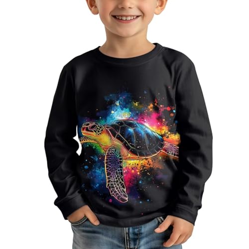 Image of Girls Basic Tee Shirts Outdoor Long Sleeve Shirt Winter Clothes Size 3-16 Top Fall Clothes Gift for Holiday