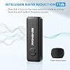 Micrófono de solapa inalámbrico Sevenoak para iPhone, certificado MFi, plug and play, cancelación de ruido, alcance de 196 pies, 10 horas de trabajo, clip inalámbrico para grabación de video y transmisión en vivo 2.4Ghz 8