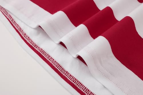 Sthisomo Women'S Classic Long Sleeve Striped Scoop Neck T-Shirts  thumb #5