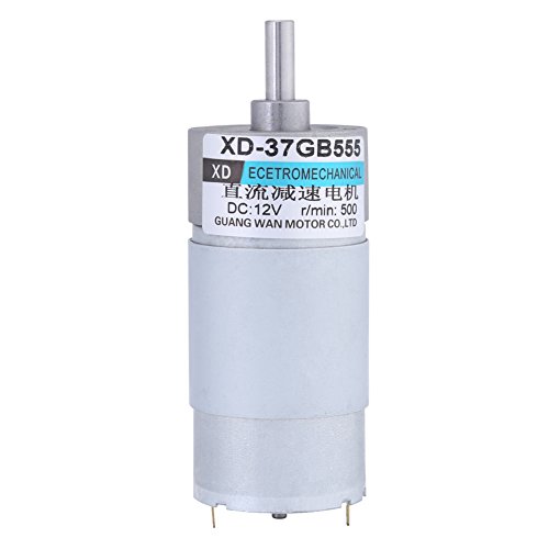 Mikro Getriebemotor, DC Getriebemotor XD-37GB555 15 W 12 (V) 500 (U/min), Bürsten Gleichstrommotor hergestellt aus einer Kupferdrahtspule und einem Metallgetriebe für Automatisierung Ausrüstung