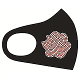 Closer Kit de Pintura de Diamantes para Adultos, Mascarilla Facial de Diamante Especial de Bricolaje Regalo Reutilizable, Regalo de Fiesta de GraduacióN Bordado - Rosa