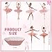 Humyoun 36 Ballerina Cupcake Kit Colorful Ballet Tutu Dancer Girls Cupcake Toppers Ballet Slipper Picks Dancing Cake Dessert Muffin Toppers for Wedding Baby Shower Birthday Party