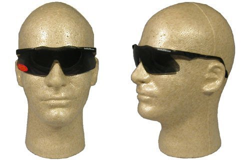 Smith & Wesson 138-19824 Magnum Mini Safety Eyewear, Smoke Polycarbonate Anti-Scratch Lenses, Black Frame, One Size