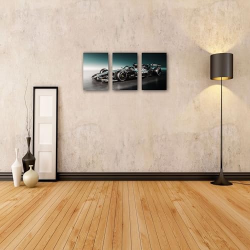 Image of Wrap & Wish 2026 Mercedes AMG F1 W17 E-Performance Isometric View Wall Split Posters Set (A3 Size, 12x18 Inch) | Pack of 3 | Vintage F1 Designs & Marvel Room Decor